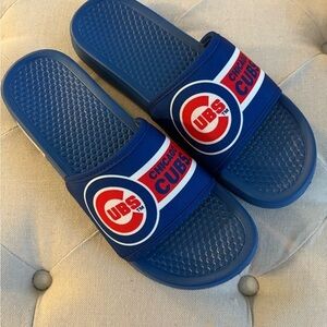 Chicago Cubs Blue Slide Sandals. M Size 9-10